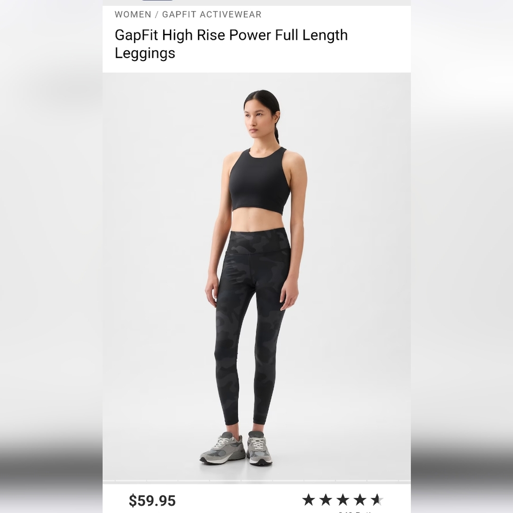 GapFit High Rise Power Full Length Leggings